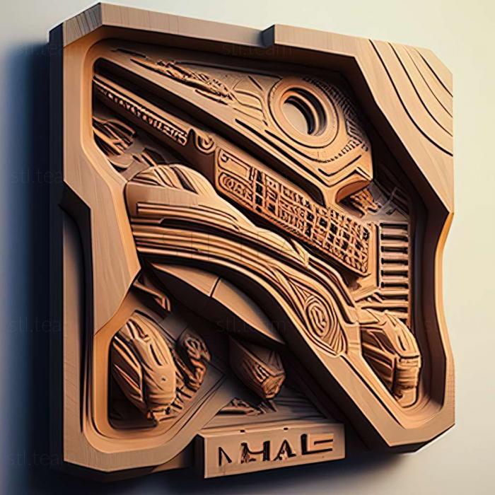 3D model Mass Effect Pinnacle Station game (STL)